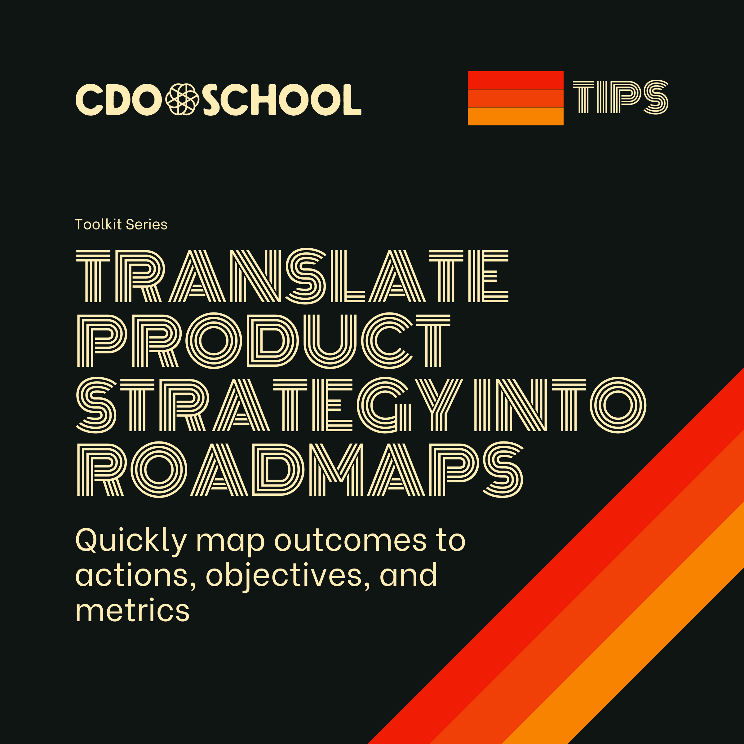 Toolkit Series: Translate Product Strategy into Product Roadmaps – option 2