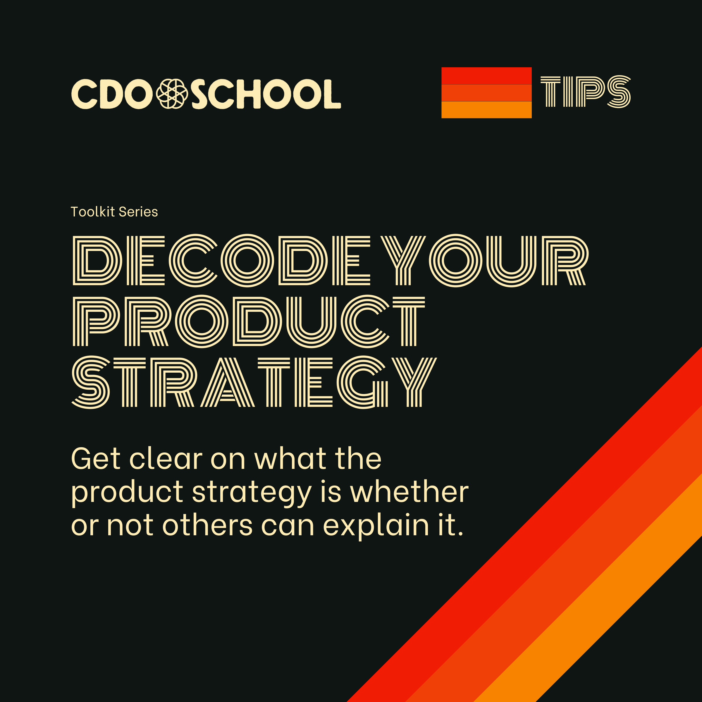 Toolkit Series: Decode Your Product Strategy