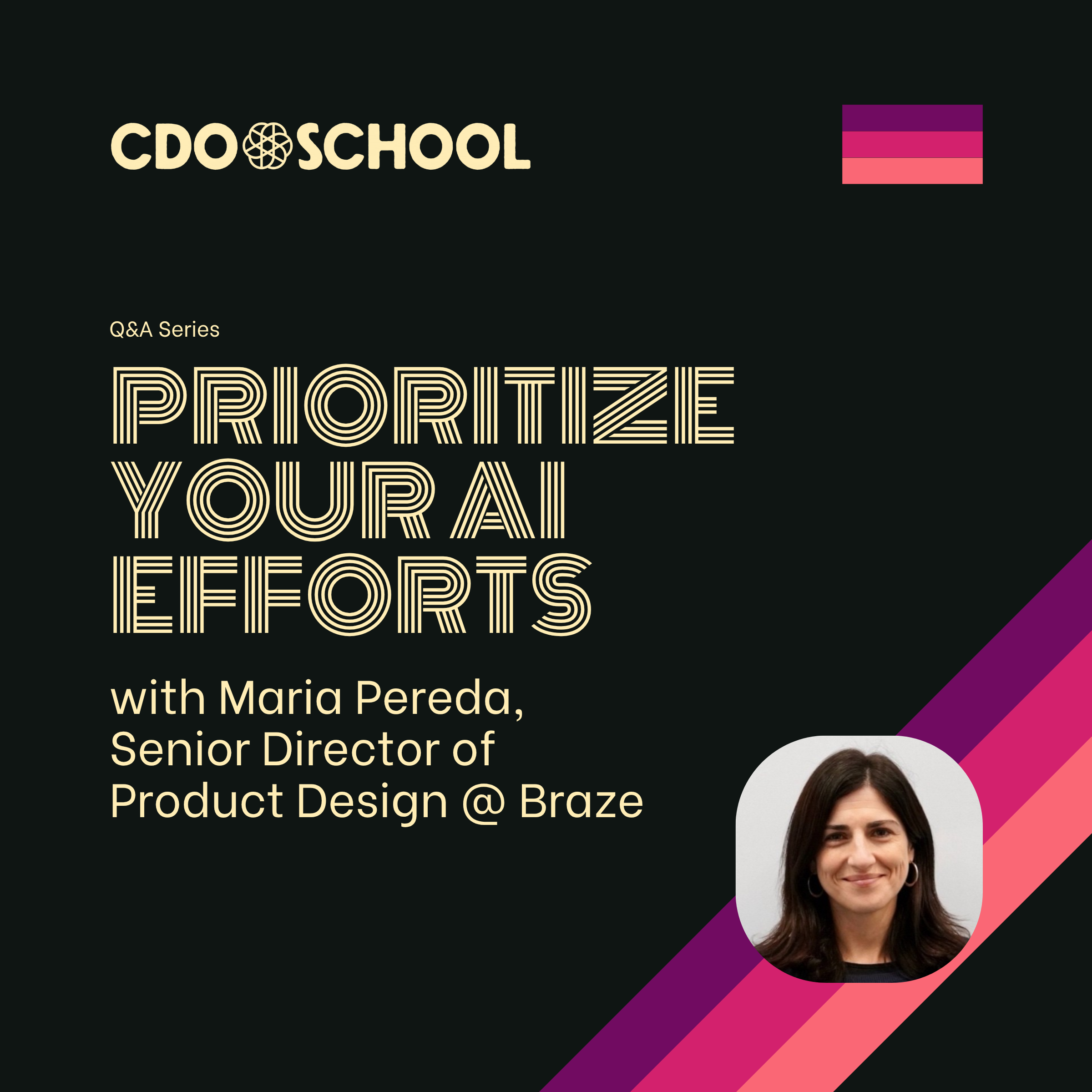 Prioritize Your AI Efforts with Maria Pereda: October 8, 2026